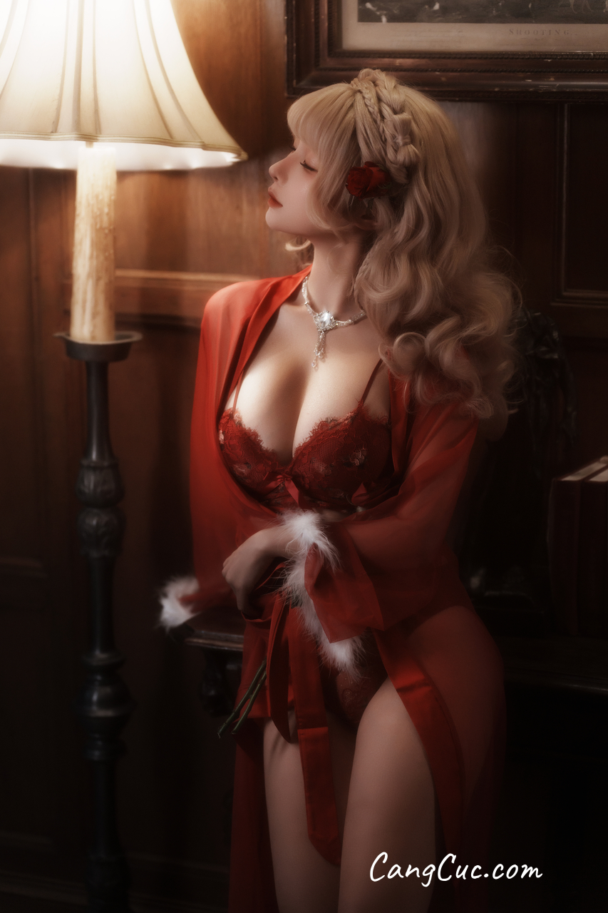 Coser@蠢沫沫 (chunmomo) – 黑红纱裙